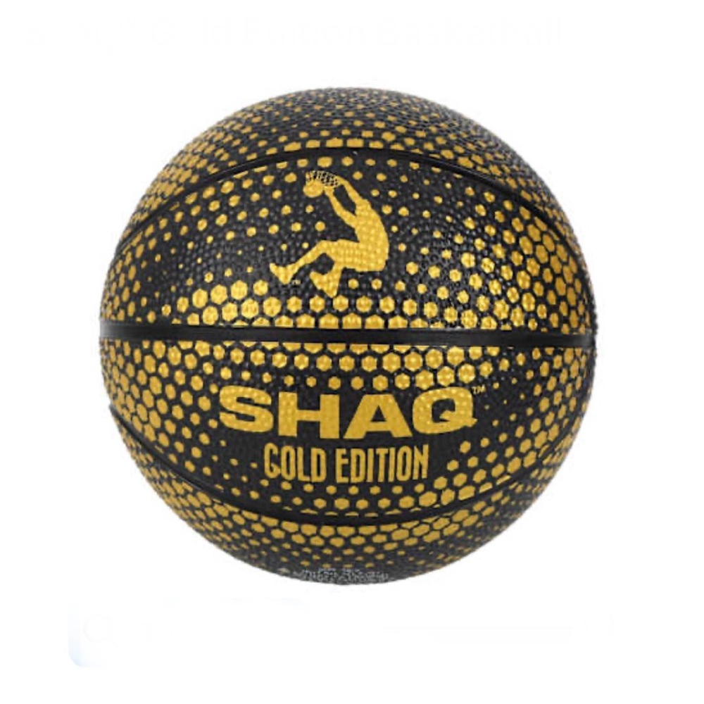 RARE Shaq Gold Edition Mini Basketball - 6" Collectible